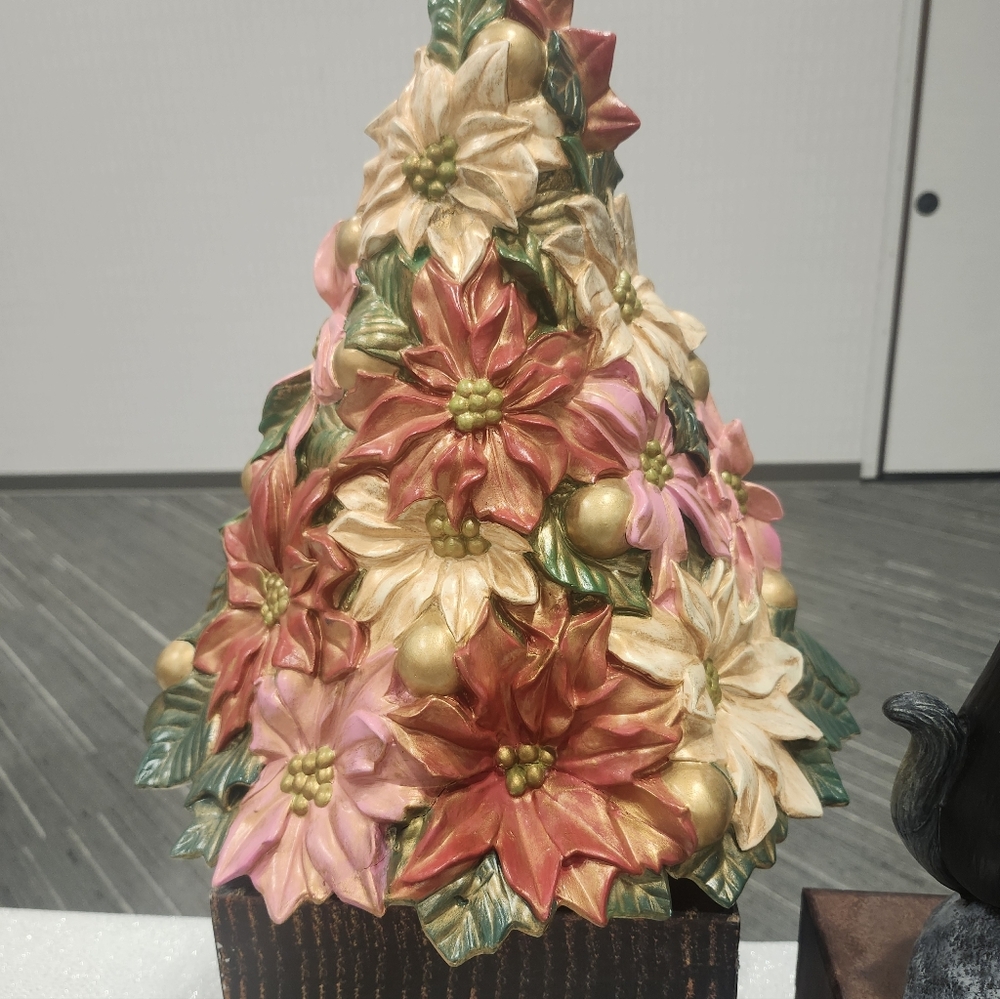 Large POINSETTA Xmas Tree